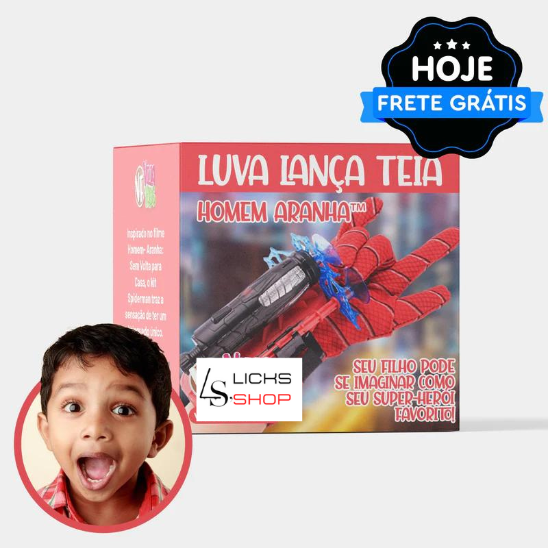 Luva Lança Teias do Homem-Aranha