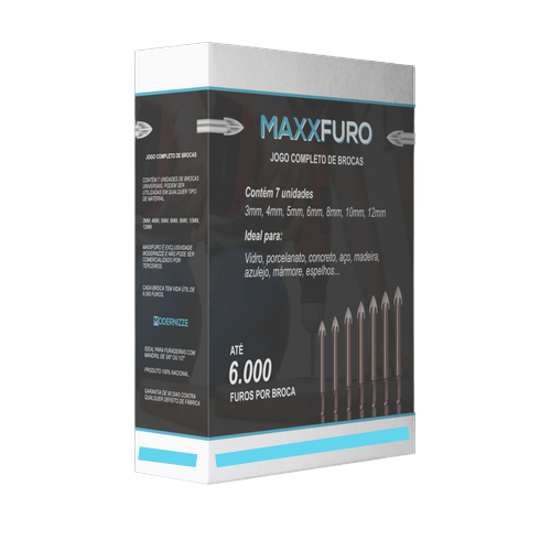 MaxxFuro- Broca Indestrutível Universal