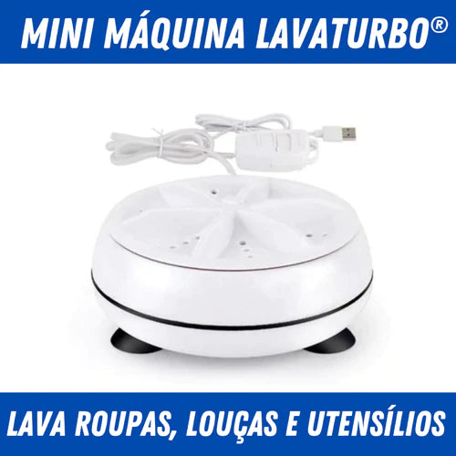 Mini Máquina Lava Louças e Roupas LavaTurbo®