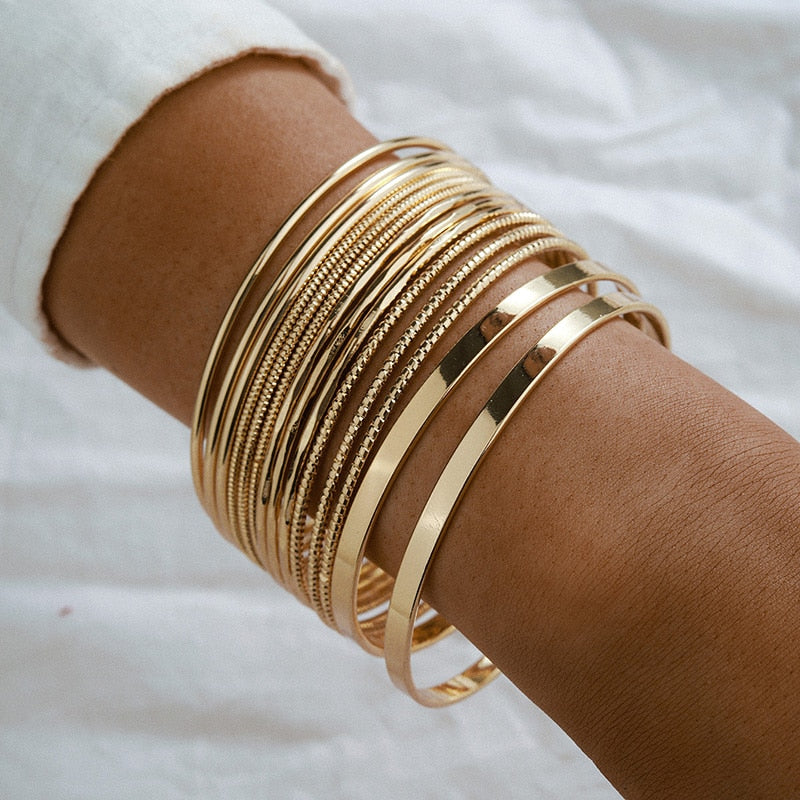 Pulseiras Miami Gold (folheada a ouro) + BRINDE EXCLUSIVO